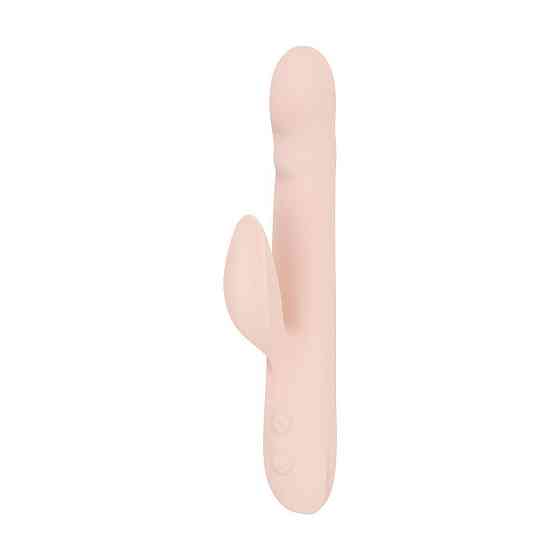 Вибратор-кролик Good Vibes Only - SHAI Thrusting Vibrator Soft Silicone - Pink Sex Aura Киев