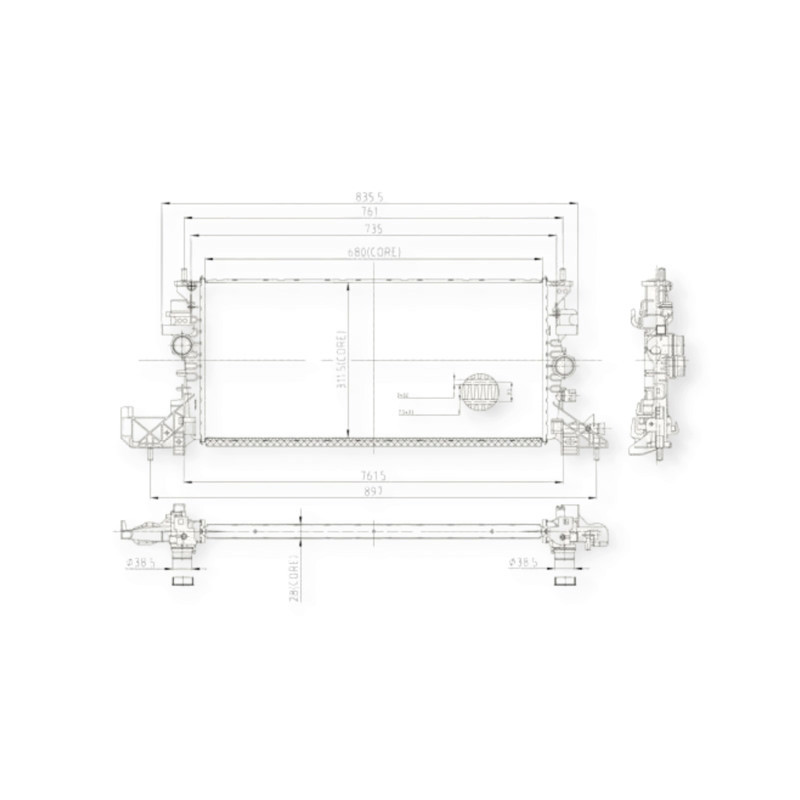 Радиатор охлаждения двигателя автомобиль Опель Astra K 15- Мукачево - изображение 1