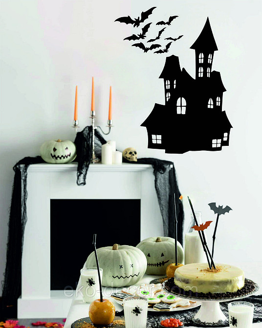 Декоративне настінне Панно «Замок», Декор на стіну 90*68 см, Чорний Київ - фото 7