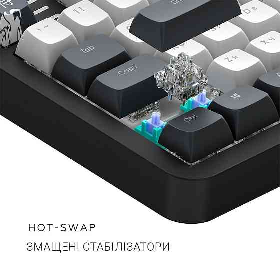 Клавіатура Dark Project ALU87 Bushido (DPKB_BUSHIDO_87_ANSI_UA) ( 27270 ) Харків