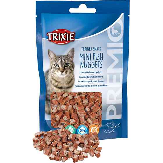 Ласощі Trixie Premio Trainer Snack Mini Fish Nuggets для котів з тунцем та куркою 50 г Вінниця