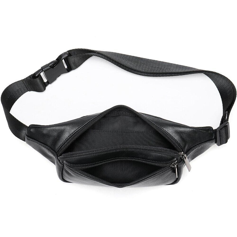 Бананка из кожи 14999 Vintage Черная Киев - изображение 7