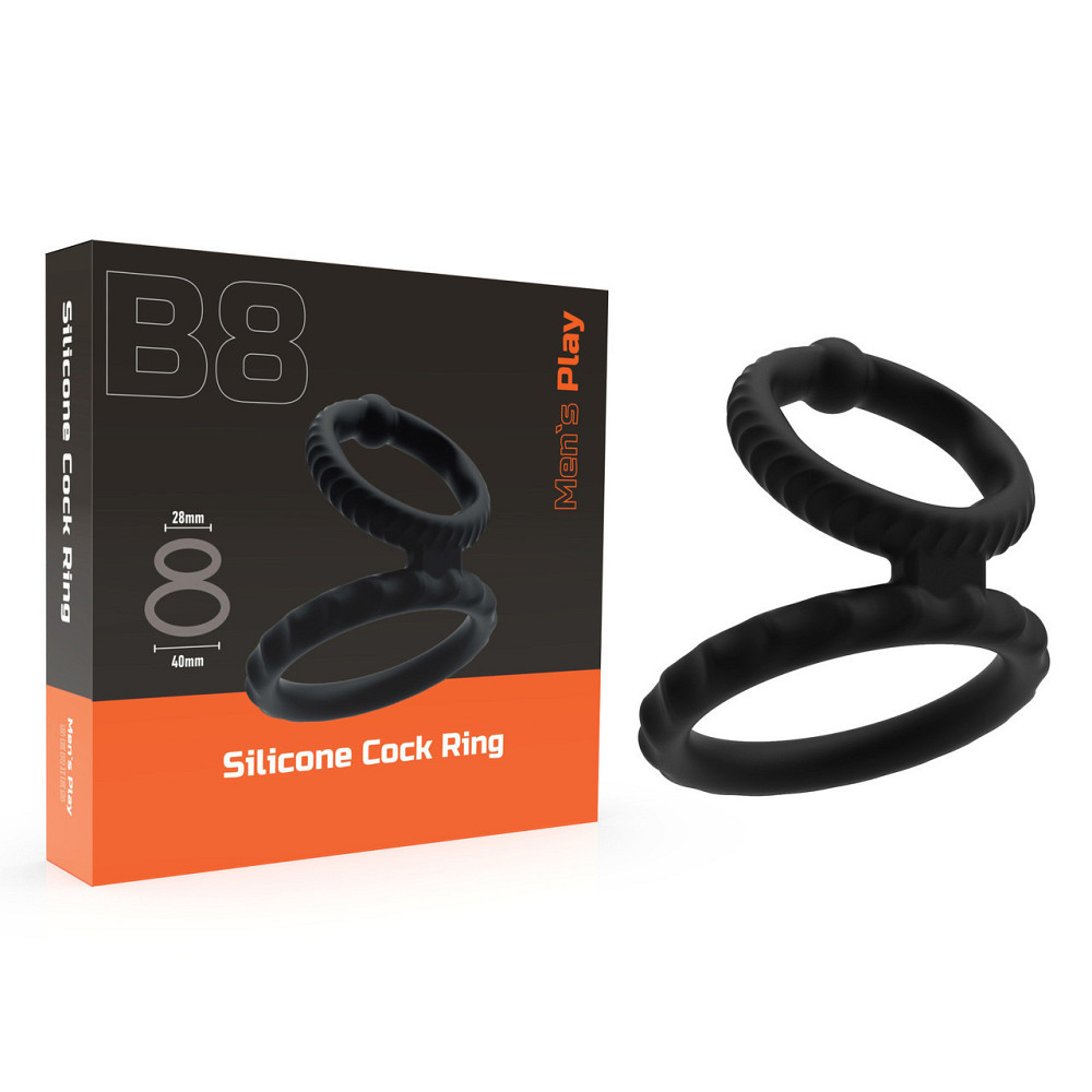 Ерекційне кільце - Erospace Men’s Play Silicone Cock Ring B8 Sex Aura Київ - фото 1