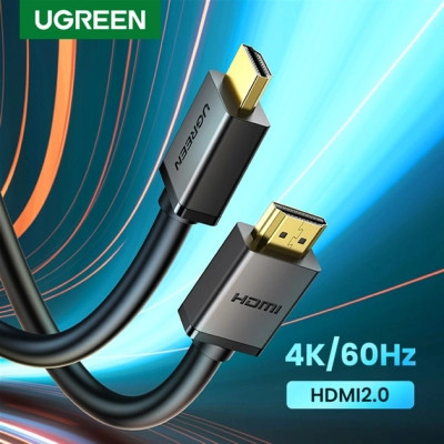 Кабель мультимедійний HDMI M to HDMI M 2.0m HD104 black Ugreen (10107) Вінниця - фото 4