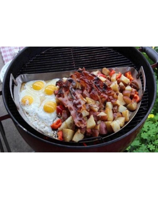 Піддон планча нерж з гратами Slow and Sear Deluxe SnS Drip ''N Griddle Pan (ACC-DNG) Код: 009474 Рівне - фото 9