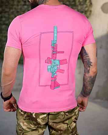 Тактична футболка Gun pink ПП4657 Київ