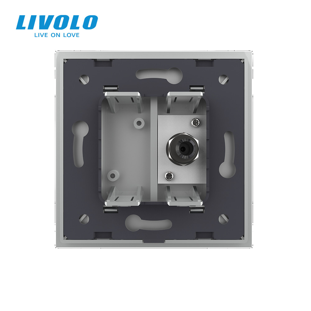 Розетка супутникова SAT Livolo сірий скло (VL-C7FCSL-1IP) Коломыя - изображение 8