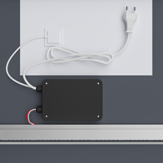 Дзеркало Mixxus Premium CUBIC MR14-80x60-Reverse з Led Touch, Anti-fog, димером, регулятором яскравості (MP6648) Київ