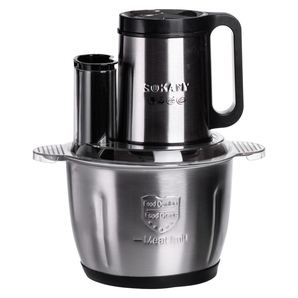 Sokany Чоппер подрібнювач із чашею на 2.7 л кухонний електричний Sokany SK-06019 Київ - фото 1
