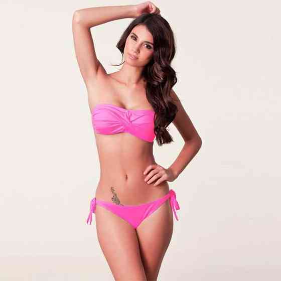 Купальник на зав'язках Chile S-M фуксія Вінниця