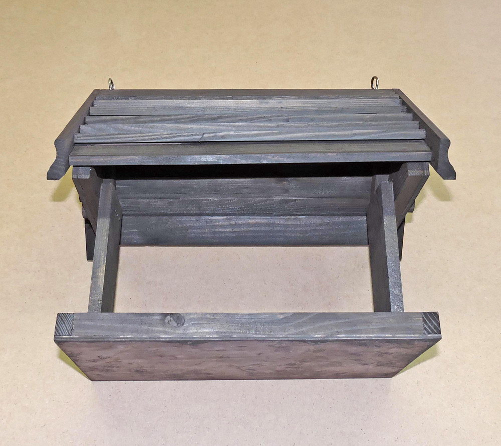 Годівниця садова для птахів "Оляпка" венге Миколаїв - фото 6