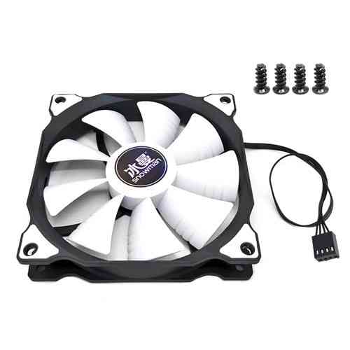 Вентилятор Snowman F120 120мм 4-pin, 45CFM, корпусний кулер для ПК без підсвітки Київ