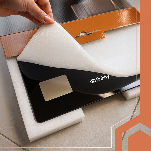 Смарт-весы электронные аналитические с ЖК-дисплеем Ruhhy (20675) Чорный Нововолынск - изображение 7