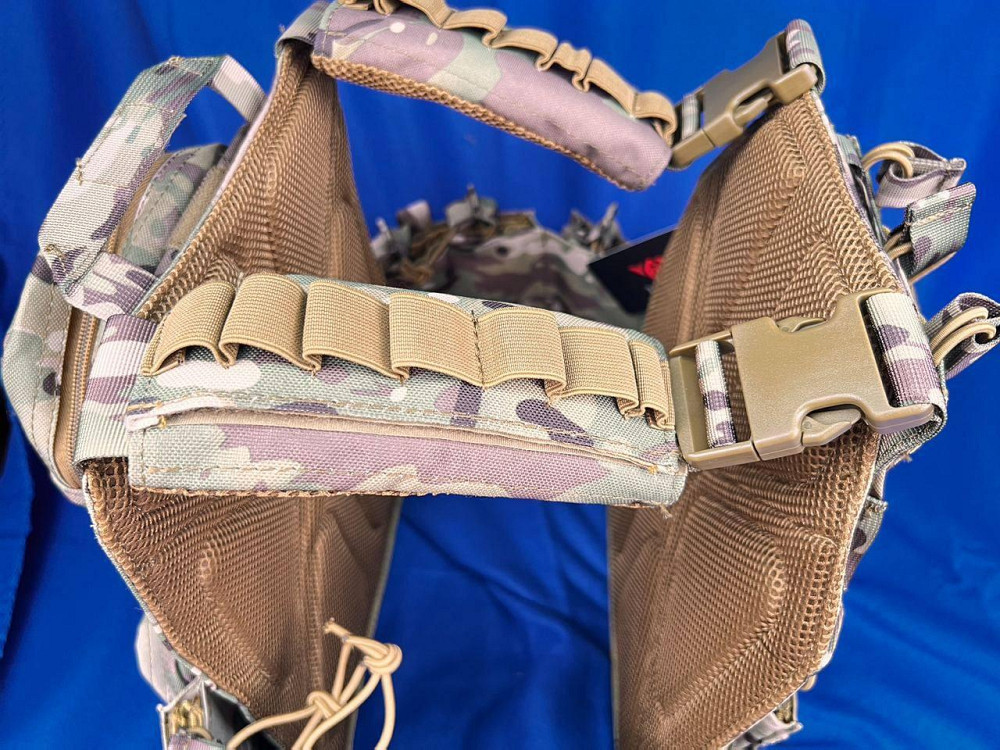 Плитоноска Yakeda (без плит) + підсумки + швидкознімна + бічні кишені під плити (Мультикам) Вінниця - фото 9