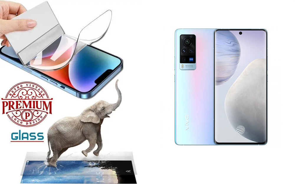 Поліуретанова плівка Vivo X60 Pro+, Premium, товщина 0,2 мм Київ - фото 1