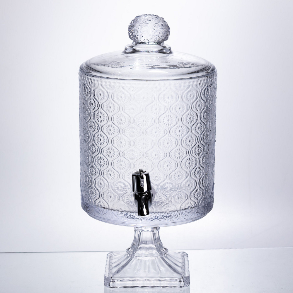 Лимонадниця Lace 4.5л з краном HP-19-287 лимонадник для напоїв диспенсер прозорий глек Коломыя - изображение 3