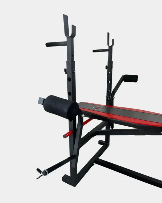 Лавка для жиму з тренажерами + Штанга та гантелі 60 кг Гантелі, гирі, штанги та диски комплект Київ - фото 7