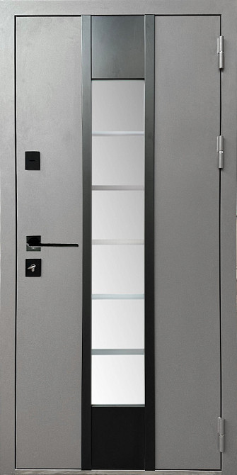 Двери уличные, серия Т-4.0.1,модель 885.1/СП 1 Металл/МДФ, Краска(R021/9003), замки SECUREMME Киев - изображение 1