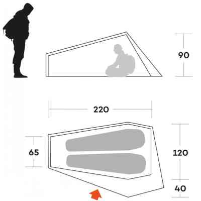 Намет Ferrino Piuma 2 Blue (91215OOB) (931780) Вінниця