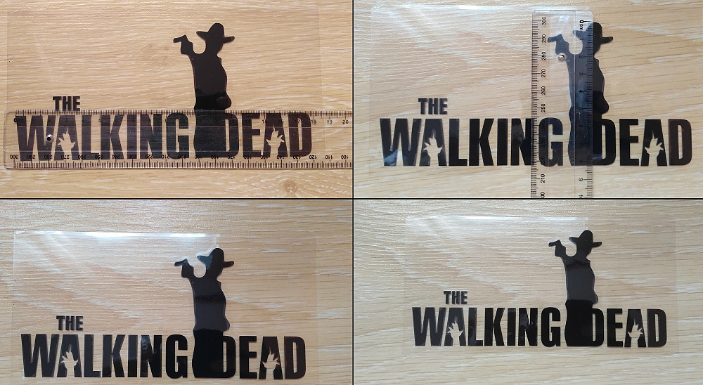 Наклейка на авто Ходячие мертвецы Черная Киев - изображение 6