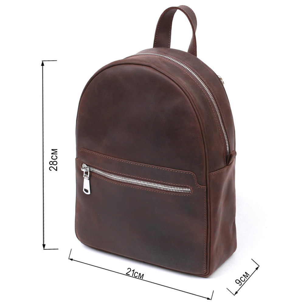 Винтажный женский рюкзак Shvigel 16314 Коричневый Киев - изображение 3