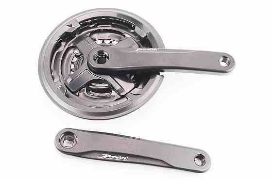 Шатуни "квадрат" 170мм, 42.34.24T MTB, алюмінієві, чорні TA-CN68 Київ