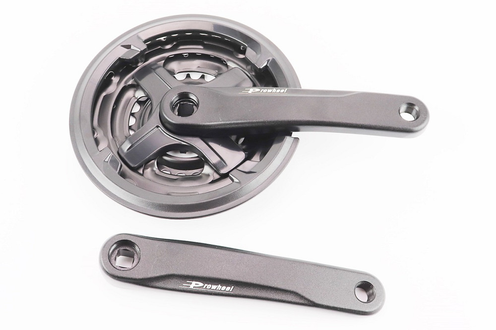 Шатуни "квадрат" 170мм, 42.34.24T MTB, алюмінієві, чорні TA-CN68 Киев - изображение 1