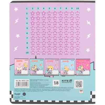 Зошит Kite Aggretsuko, 18 аркушів, клітинка (AR25-236) Вінниця
