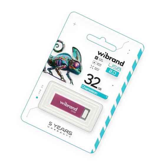 Флешка USB 2.0 32Gb Сhameleon pink Wibrand Мукачево