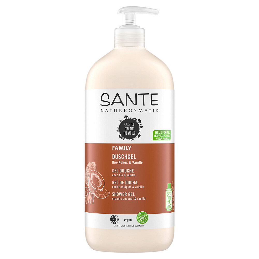 БИО-Гель для душа Кокос и Ваниль (для всей семьи) SANTE 950 мл Киев - изображение 1