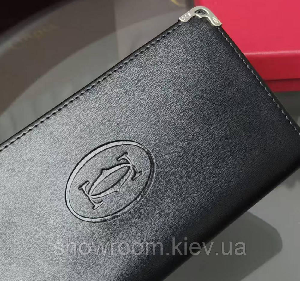 Мужской брендовый вертикальный кошелек Cartier (1020) Киев - изображение 8