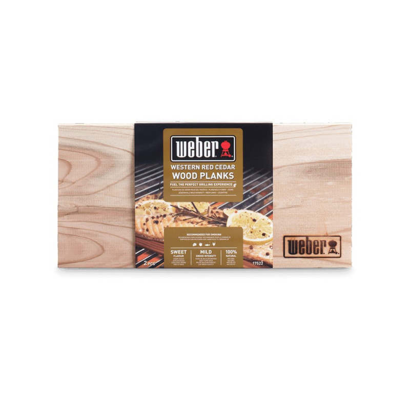 Планки кедровые для копчения 15x30 см Weber 2 шт 17522 Код: 010887 Ровно - изображение 1