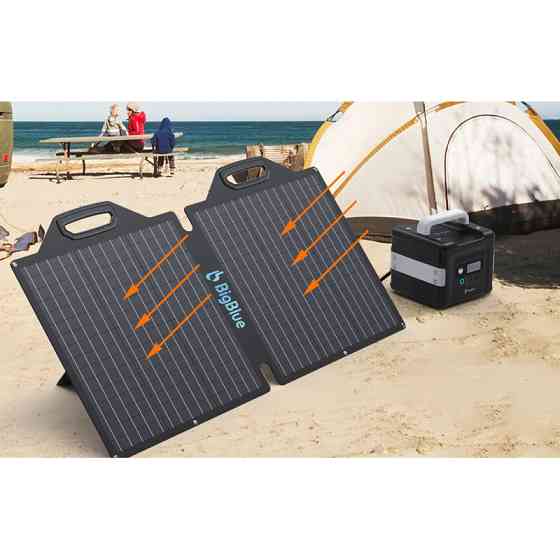 Портативная солнечная панель BIGblue B418 100W Solar panels Винница