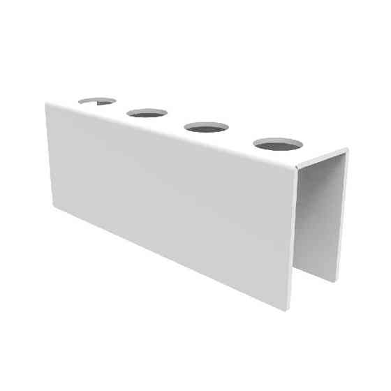 Подставка EKOSTAR для вафельного рожка на 4шт. Белая. Акрил 3 мм Киев