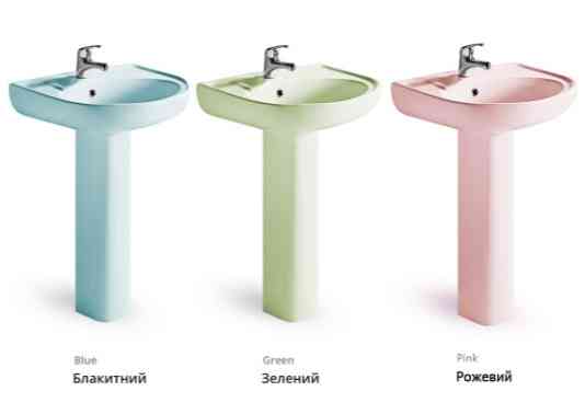 Комплект раковина + ножка RAK Ceramics Cynthia Wash Basin (57 см) Зеленый Винница