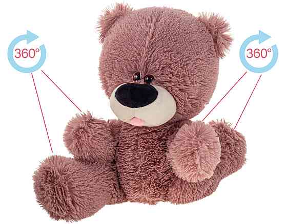 Ведмідь на шарнірах Аліна 32 см Какао Киев