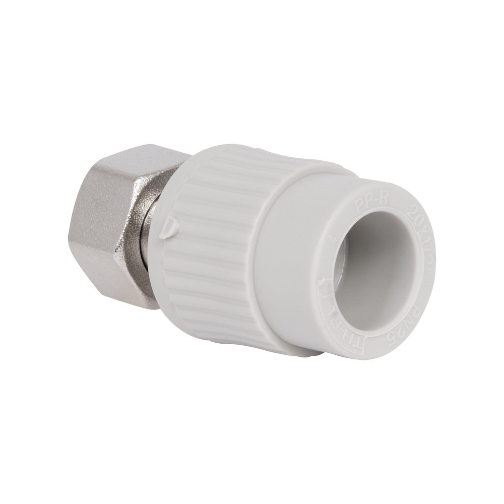 Муфта PPR Thermo Alliance з накидною гайкою 20х1/2" Київ - фото 3