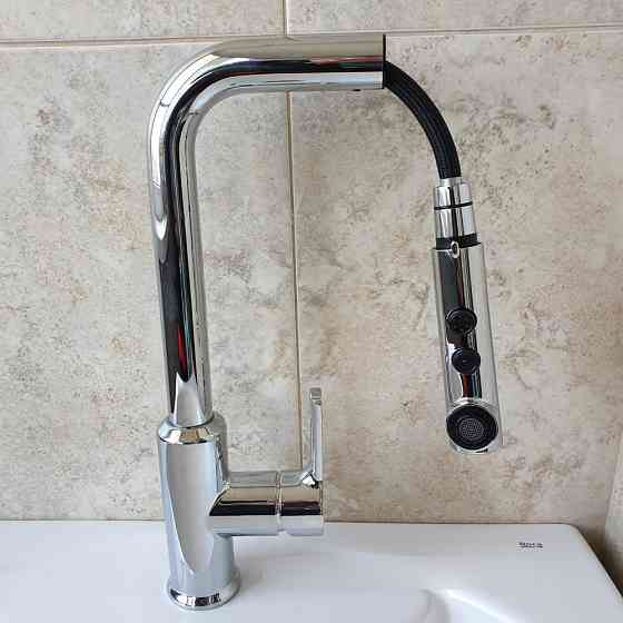 Змішувач для кухні з висувним виливом VOLLE BRAVO М cromo 1550.110201 Київ