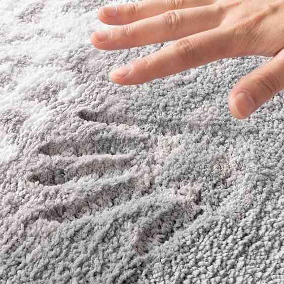 Килимок для ванни і душу з м'якого щільного ворсу Bathlux на гумовій основі 40х60 нековзний, вологопоглинаючий Кам'янець-Подільський