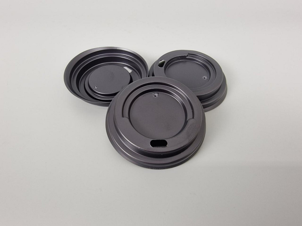 Кришка на склянку паперовий Ф71 (гар) чорна Харків (на 175(FC)) (50 шт) Харків - фото 1