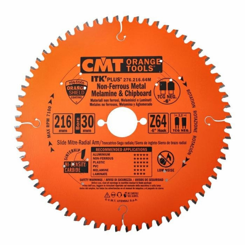 Пильный диск по алюминию CMT 250x30x80Т K2.6/1.8 -6° Neg (276.250.80M) Одесса - изображение 1