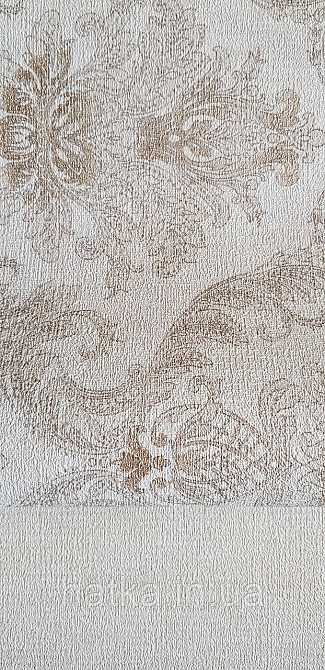 Шпалери вінілові на флізеліні Rasch Golden Hour метрові вензель завитки коричневі золотисті на беж Київ - фото 4