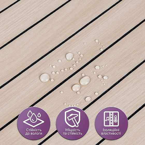 Покрытие виниловое самоклеющееся 3D рейки600х600х2,8мм Ясень кремовый SW-00002199 Днепр