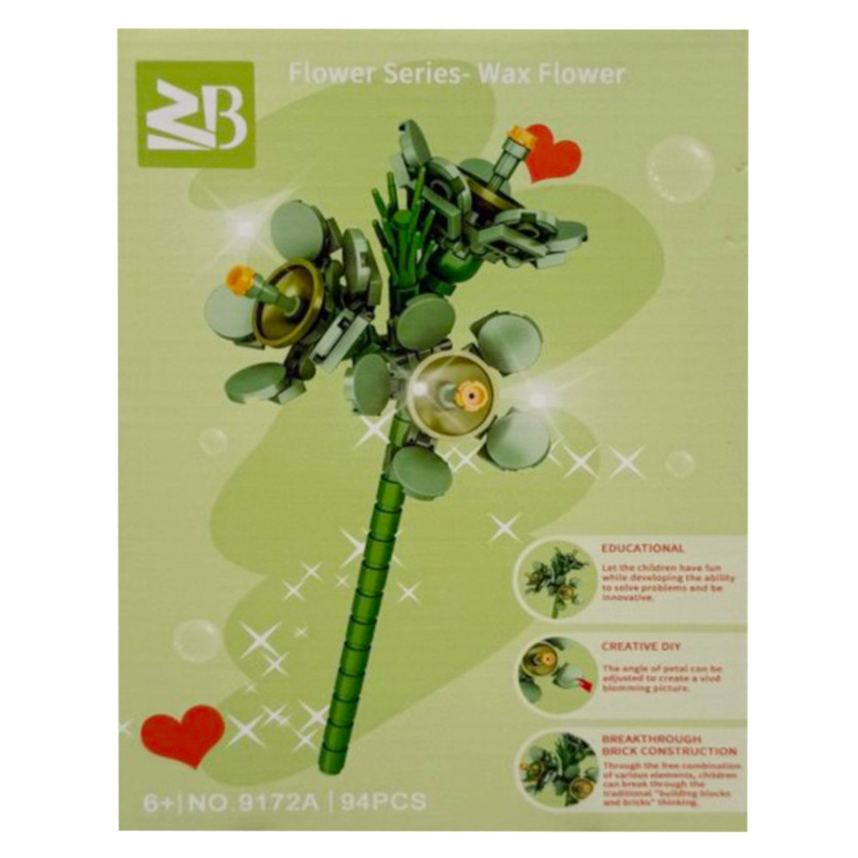 Конструктор дитячий "Wax flower" 9119A-9172A 94 деталі Вінниця - фото 1
