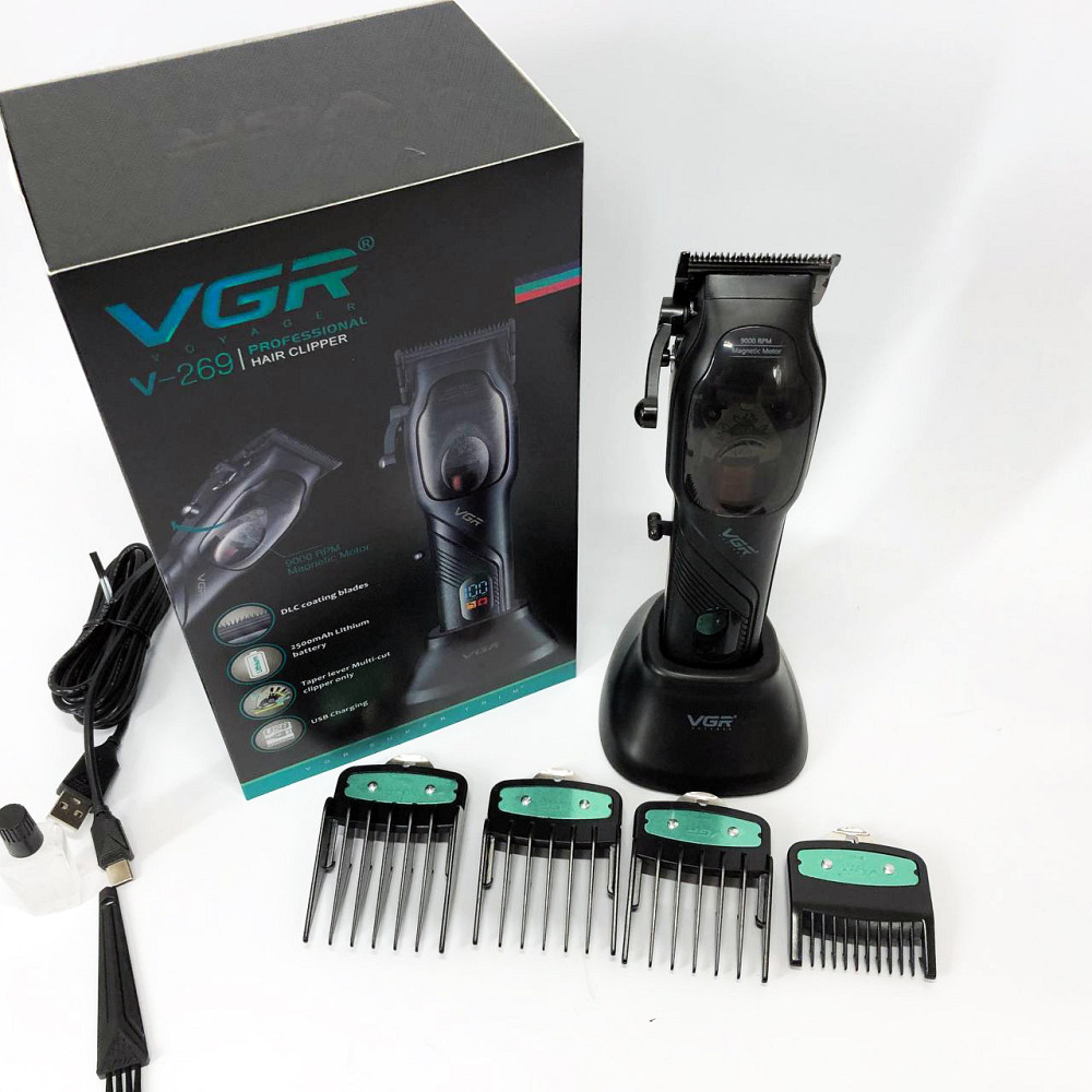 Машинка для стрижки волос и затылка VGR, Машинка для стрижки волос хороша от акб HY-73 Львов - изображение 10