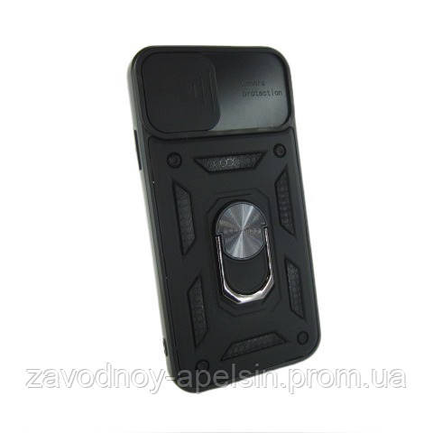 Iphone 11 Противоударный чехол Hybrid (кольцо+шторка) Одесса - изображение 4