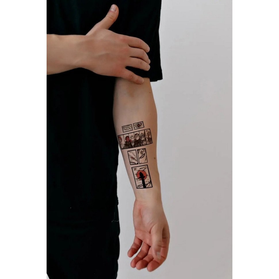 Набор временных татуировок «NARUTO» LB-193 Винница - изображение 2