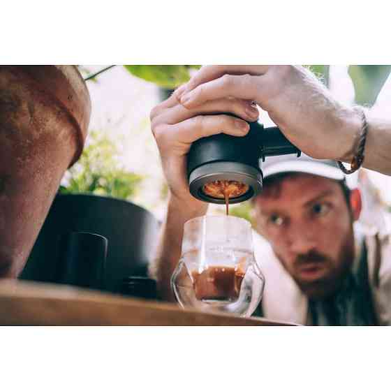 Портативна еспресо-кавоварка Wacaco Picopresso, механічна, для меленої кави Київ