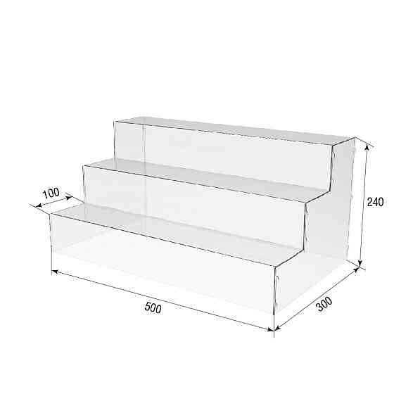 Товарна горка EKOSTAR на 3 сходи 500x300x240 Київ