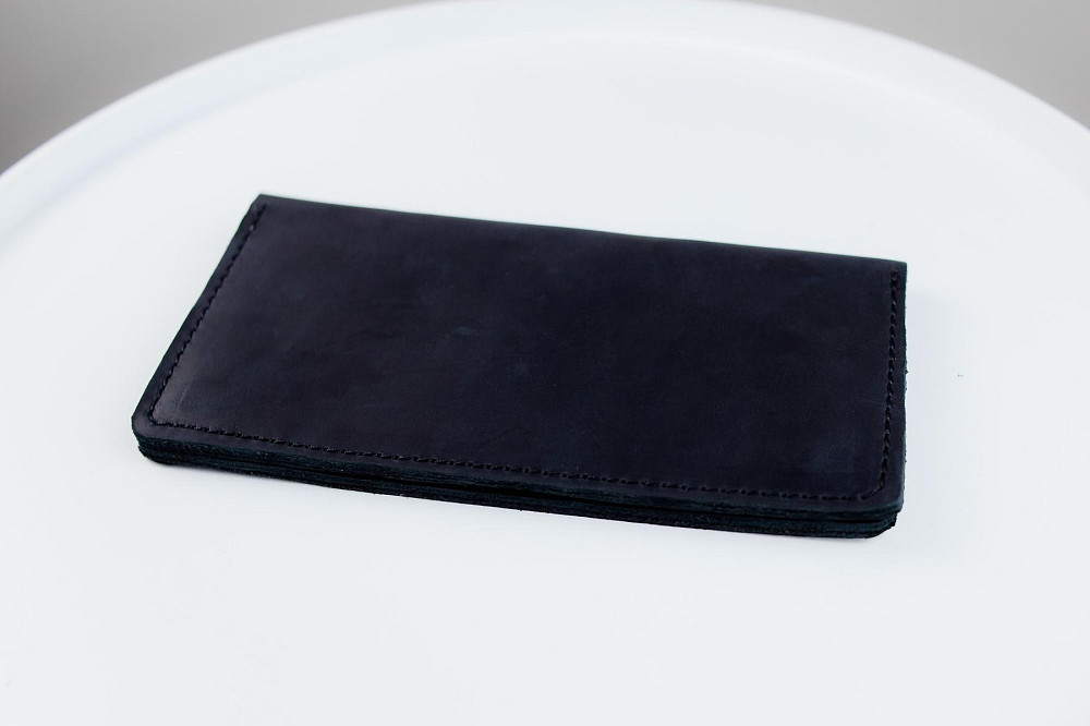 Чоловіче портмоне Skill із натуральної шкіри Crazy Horse SH109 (Чорний) Суми - фото 1